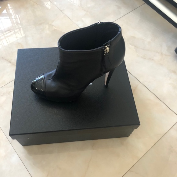 Chanel Leather Ankle Boots - Picture 8 of 16